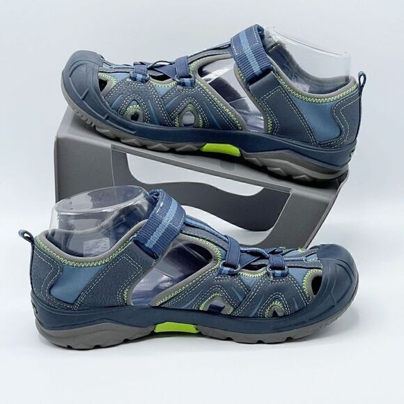 Merrell Hydro Sandal Navy/Green waterproof sandals - Boys size 5 - MY53375 - Picture 8 of 12